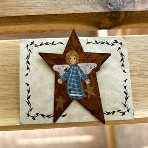 Rustic Angel Pin